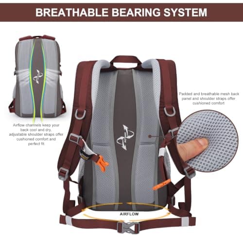 MOUNTAINTOP 20L Hiking Backpack Lightweight Rucksack for Men Women — view 6