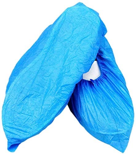 MIDHILL 100x PREMIUM BLUE DISPOSABLE SHOE COVERS OVER SHOE COVERS FOR CLEANING OVER SHOE PROTECT CARPETS 3.5g 50 PAIRS ONE SIZE FITS ALL — view 6