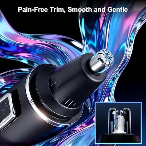 USB-C Nose Hair Trimmer for Men, Painless & Precision,Compact and Powerful — view 3