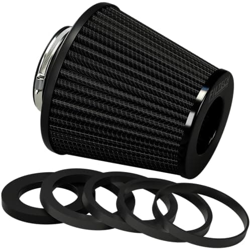 Filtech Air Filter Reducing Rings Universal Adapter Sleeve Reducer Kit From 89mm to 85mm, 80mm, 76mm, 70mm, 63mm - 5 Pack — view 5