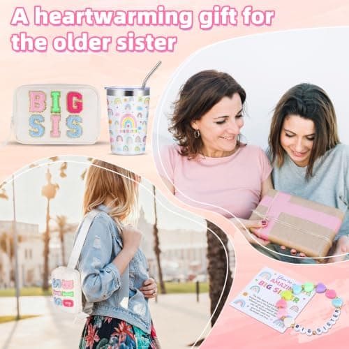 Big Sister Gifts for Girls, 6 Piece New Big Sister Gifts Set — view 6