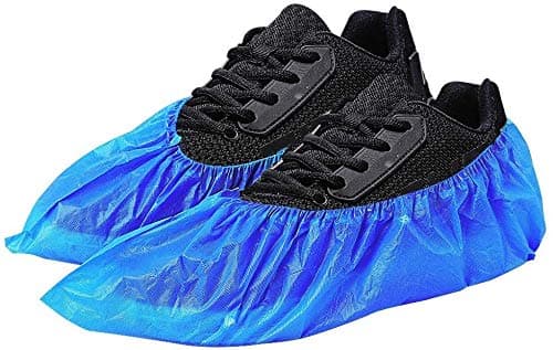 WUJUN 200Pack(100 Pairs) Blue Disposable Shoes Covers Boot Cover — view 6