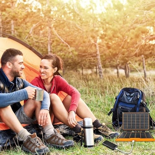 FlexSolar 20W Portable Solar Panel Charger for Camping Foldable Solar Panel — view 3