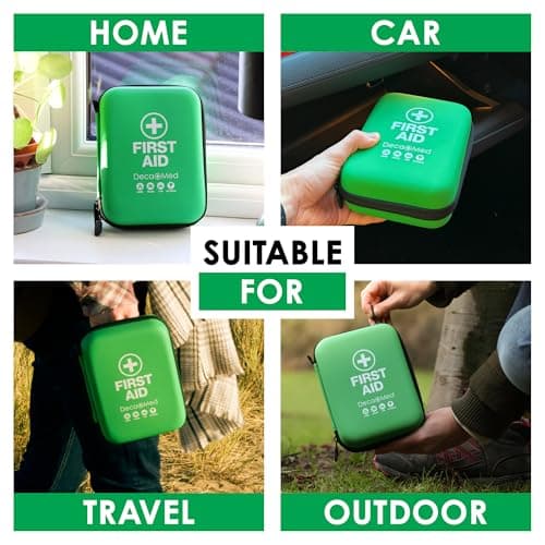Deca+Med Premium First Aid Kits | Safety Essentials for Home, Office, Car, Caravan, Travel, and Camping (Hard Shell Outdoor First Aid Kit) — view 6