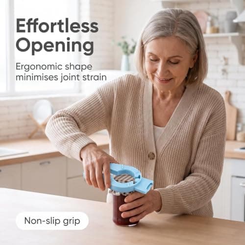Easy Grip Bottle Opener for Arthritic Hands, Jar Opener for Weak Seniors — view 3