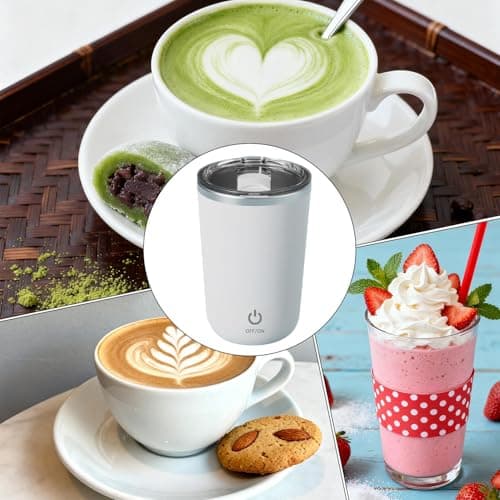 Self Stirring Coffee Mug - Long Battery Life Drinkware | Automatic Magnetic Stirring Coffee Mug,for Fitness Enthusiasts Women Professionals College Students Travel Gym — view 4