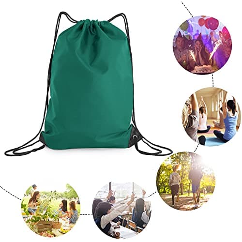adam & eesa® Unisex Drawstring Gym Bags - Personalised Waterproof Sack with Carry Handles for Mens & Womens - Kids PE Swimming School Bag - Ideal for Beach, Holidays, Shopping, Yoga (7.5L Capacity) — view 5