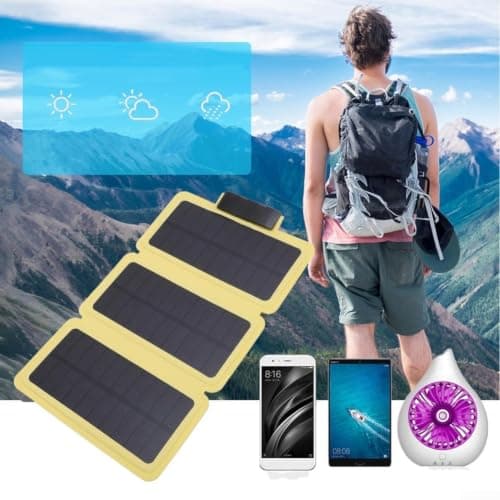 Portable 30w Foldable Solar Panel Waterproof Abs Yellow For Charger For Outdoor Camping Hiking Power Supply — view 4