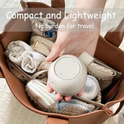 Portable Sound Machine for Baby Adult | Sleep Soother for Stroller Car Seat | 16 Soothing Sounds | Rechargeable | Timer | Memory Function | White Noise | Shush |Travel | Registry Gift | Putty — view 6