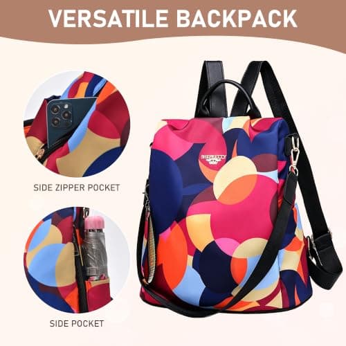 shepretty Women's Backpacks Anti-Theft Rucksack Shoulder Bags,8864-g — view 5