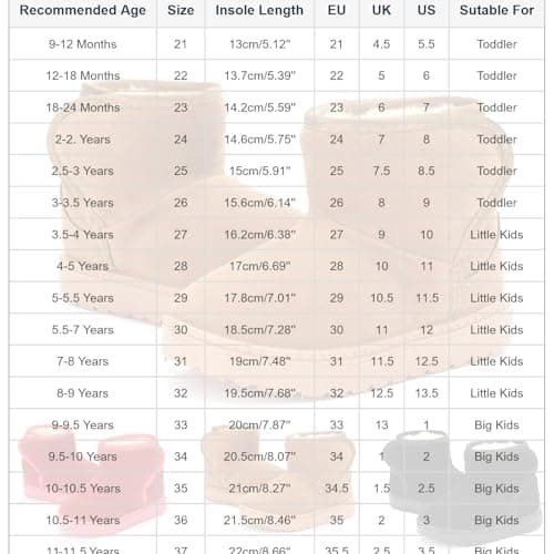 AMhomely Fleece Lined Kids Snow Boots-Boys Girls Winter Suede Boots,Anti-Slip,Adhesive Buckle,Thicken Warm Walking Shoes for Outdoor Hikling Camping Travel A Black 9 — view 3