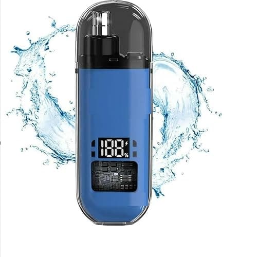 Compact Smart Portable Sleek & Professional Mini Hair Trimmer with Digital Battery LED Display Ultra-Quiet Motor Lightweight & Rechargeable with USB Type C- Precision Grooming Tool — view 5