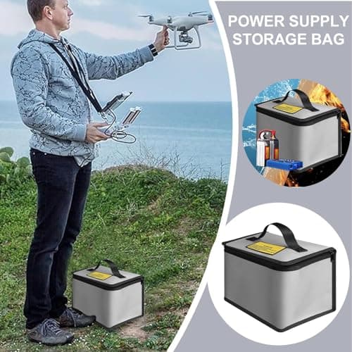 Fireproof Battery Storage Bag - Versatile Battery Safety Bag | Battery Storage Protection | Portable Wear-resistant Safety Boxes — view 3
