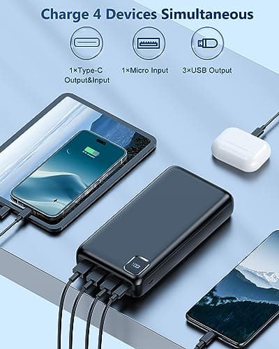 50000mAh Power Bank, USB C Portable Charger with 22.5W Fast Charging — view 4