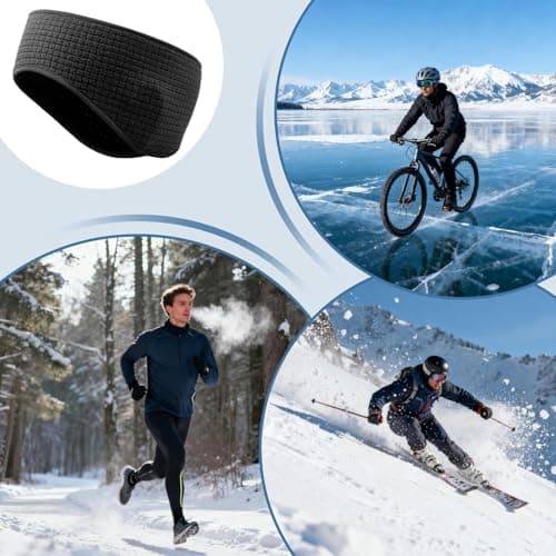 Winter Headband – Windproof Breathable Thermal Ear Warmer For Adults | Ski Warm Headbands For Outdoor Running, Skiing, Cycling, Hiking, Hunting, Cold Weather Sports, Training, Commuting, Travel — view 3