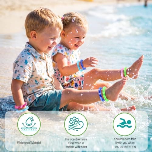 10pcs Mosquito Repellent Wristbands, Silicone Wristbands with Natural Formula for Adults Kids, Ideal for Outdoor Travel Summer — view 3