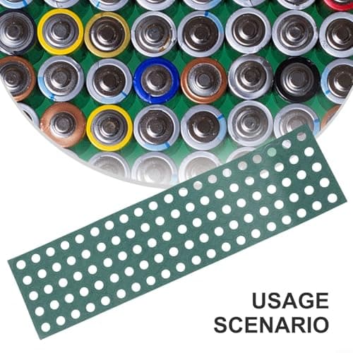 100 Pcs Green for battery Insulation Gaskets, 17mm OD x 10mm ID Paper Washers for Cells, Wood Pulp Hollow Rings to Prevent Short Circuit, For Easy Peel Discs for DIY for battery Pack(K) — view 2