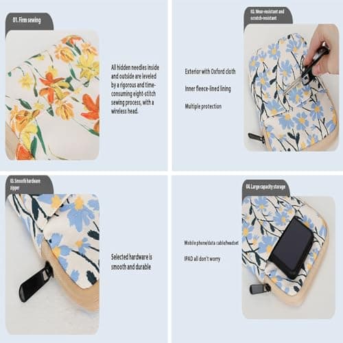 Universal 6-7" E-Reader Sleeve Bag for K-e Paperwhite Kobo Orchid — view 5
