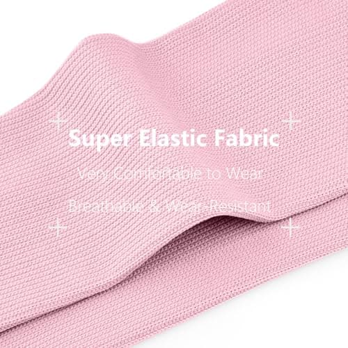 3 Pairs Compression Socks 15-20 mmhg for Men & Women, Support Socks Compression Stockings for Running, Swelling, Nurse, Flight, Nurses,Edema (Pink+Brick Red+White, L/XL) — view 3