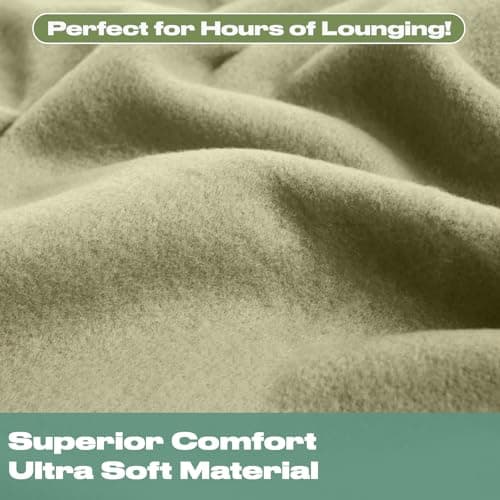Dreamscene Wholesale 10 x Fleece Blanket Green Throw, Soft Cosy Warm Throws for Sofas Bed Couch Settee Throws Joblot Travel Garden Blanket Single Bed Throw Bulk, Sage Green - 120 x 150cm — view 3
