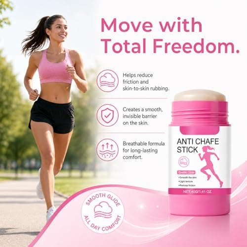 Anti Chafe Balm Stick, Anti Chafe Balm for Thighs, Feet & Underarms — view 6