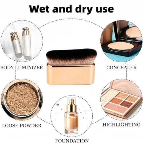 YNGSWIO Self Tan Brush, Portable Tanning Brush for Body — view 4