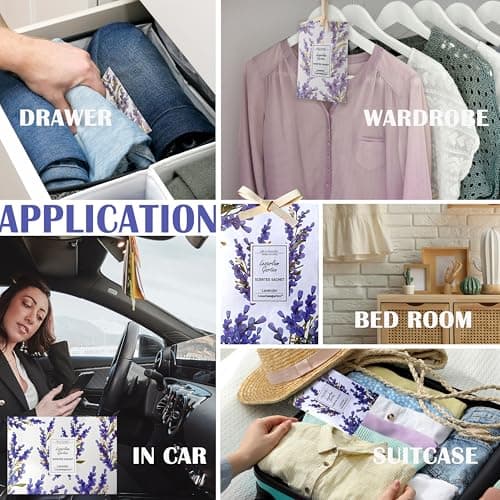 Lavender Scented Sachets, Air Fresheners, Lavender bags for Wardrobes — view 4