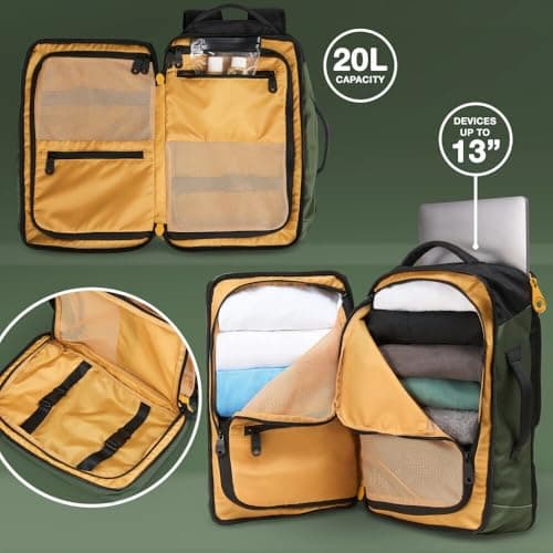 Cabin Max Ryanair Cabin Bag Underseat Hand Luggage Travel Backpack — view 3