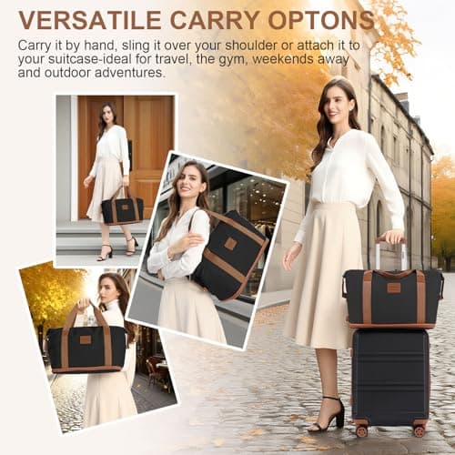 Kono Underseat Ryanair Cabin Bags 40x30x20, Lightweight Foldable Travel Bag — view 2