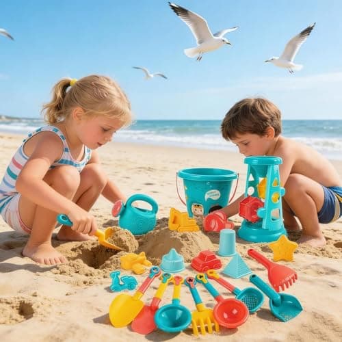Sandbox Toys with Shovel and Fun Summer Games — view 2