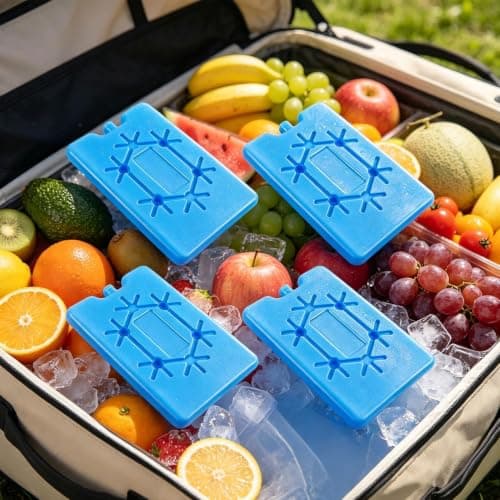Reusable Freezer Ice Packs For Cooler 4 Pack Long Lasting — view 4