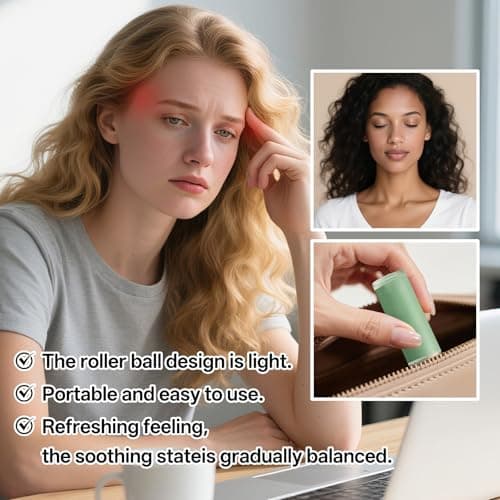 Vertigo Relief Roll-On Dizziness and Nausea Travel Aroma Roller — Portable Daily Care, Gentle Fresh Scent, Temples Ears Neck Wrists, Pocket Size for Commutes Flights Boat Trips — view 5