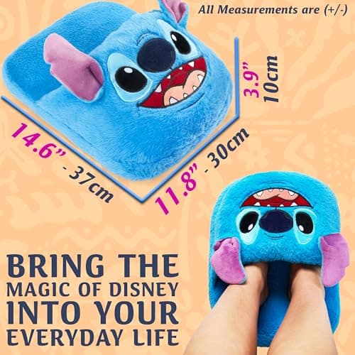 Disney Stitch Foot Warmer Women Teens UK 2-13.5, Non Electric Fleece Foot Muff, Heated Slipper, Non Slip, Arthritis Renauds Muscle Pain (Blue Stitch) — view 6