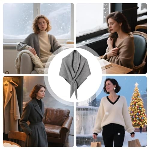 Tktouci Large Scarf Wraps for Women Soft Women Shawl Scarves — view 4