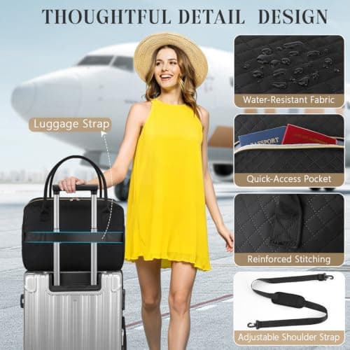 ETRONIK Ryanair Cabin Bags 40x30x20 Underseat, Travel Duffle Bag for Women — view 5