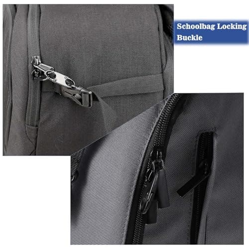 DIVINA VITAE Zipper Clips Anti Theft Deterrent, 6PCS S Carabiner Small Zipper Pull Locks Mini Snap S Hooks for Backpacks Camping Fishing Traveling Outdoor Sports (Black) — view 5