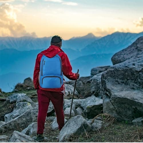FENGZIZH Foldable Lightweight Travel Backpack, 30L Waterproof Rucksack — view 6