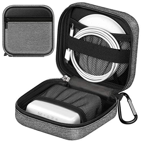 FINPAC Macbook Charger Organiser Case, Small Electronic Organiser Bag for MacBook Power Adapter, Portable Storage Travel Pouch for Laptop Accessories, Magic Mouse, USB Drives, GoPro, Gadget, Tech Gear