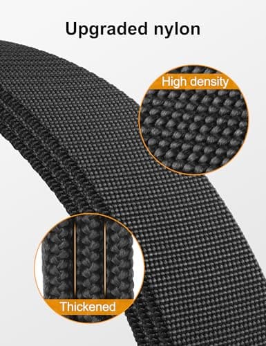 JUKMO Men's Stretch Tactical Belt, 1.5" Elastic Nylon Web with Flip Buckle — view 3