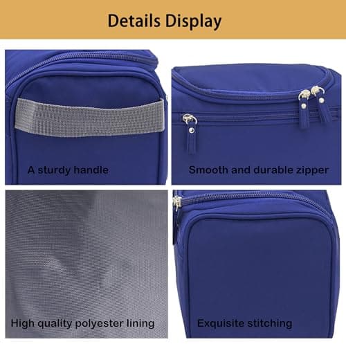 Toiletry Bag Waterproof Wash Bag Cosmetic Bag Hanging Holiday Travel Toiletry Bag ONEGenug — view 6