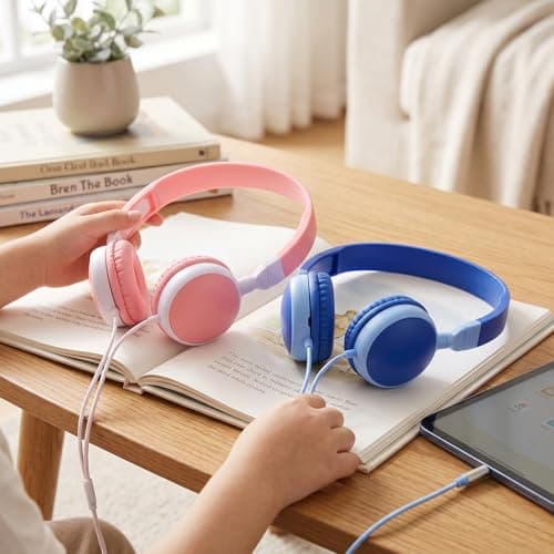 Xnukaw Children Headphones Wired 3.5mm Jack 12 Pack with 4ft Cable — view 2