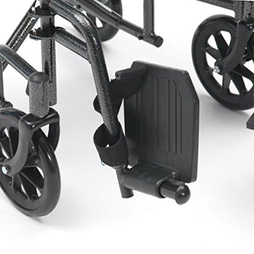 Drive Devilbiss Silver Sport Wheelchair Folding Travel Chair Transit Wheel Chair Mobility Aid Transport — view 4