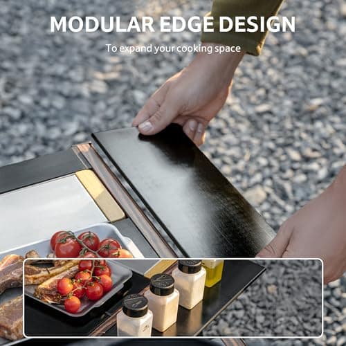 Naturehike Upgraded IGT Camping Table, Height Adjustable IGT Cook System, Folding Portable Camp Table with Carry Bag for Outdoor Car Camping Picnic RV Trip Patio Backyard BBQ — view 4