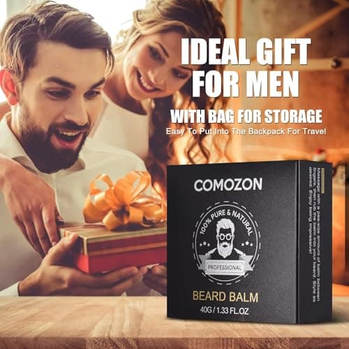 Beard Grooming Kit for Men, 12 in 1 Beard Kit Men Gifts with Beard Roller, Beard Set with Beard Oil, Beard Shampoo, Beard Conditioner, Beard Brush, Beard Balm, Beard Comb, Scissors, Gifts for Him — view 2