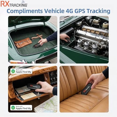 Ultra Long Life Tracker Tag | No Subscription – Works with Apple Find My | 2x AA Battery (14x Longer Life than CR2032) | Vehicle, Car, Bike, Scooter, Motorhome, Caravan, Van, Luggage — view 3