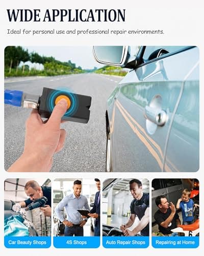 Magnetic Induction Dent Puller Paintless Repair Kit 1380W with Smart Digital Display Portable Suitcase for Auto Repair and Garages — view 4