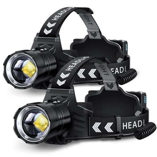 FINICO Rechargeable LED Head Torch High Lumen Super Bright,95H Long Lasting