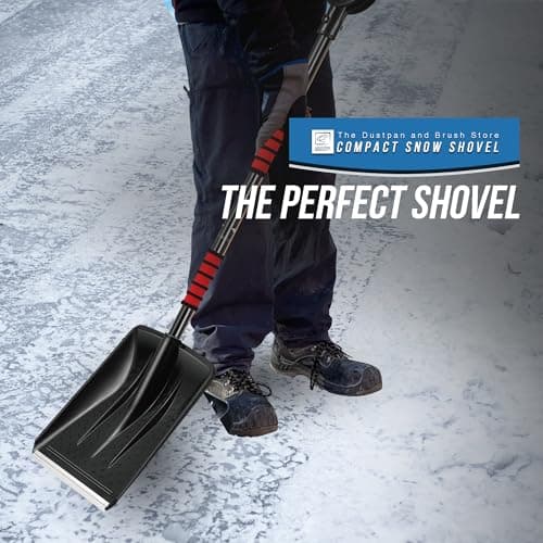 Travel Snow Shovel Heavy Duty with Detachable Multi Section Handle, Collapsible Snow Removal Tool for Car, Travel, Outdoor Camping, Garden etcs — view 6