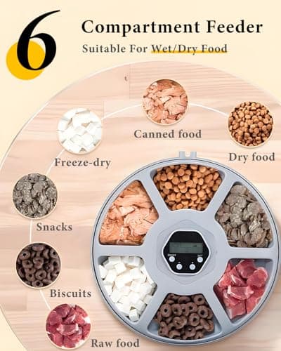 Automatic Cat feeder Wet Food, Digital Timer-Controlled Pet Feeder — view 3