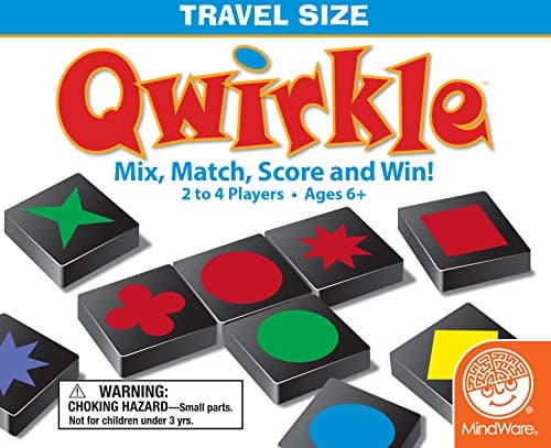 Mindware | Qwirkle: Travel (NEW) | Board Game | Ages 6+ | 2-4 Players | 45 Minutes Playing Time — view 2